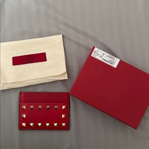 Valentino Rockstud Cardholder